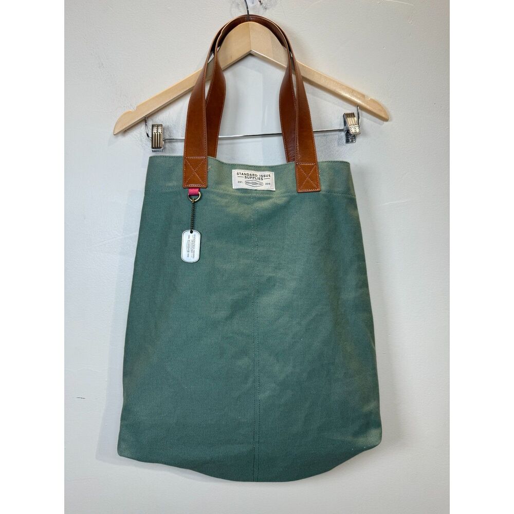Standard Issue Supplies Women's Green Double Handles Tote Bag